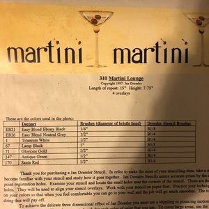 Martini Stencil